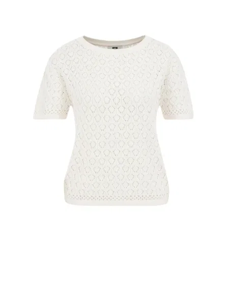 WE Fashion Pulover alb