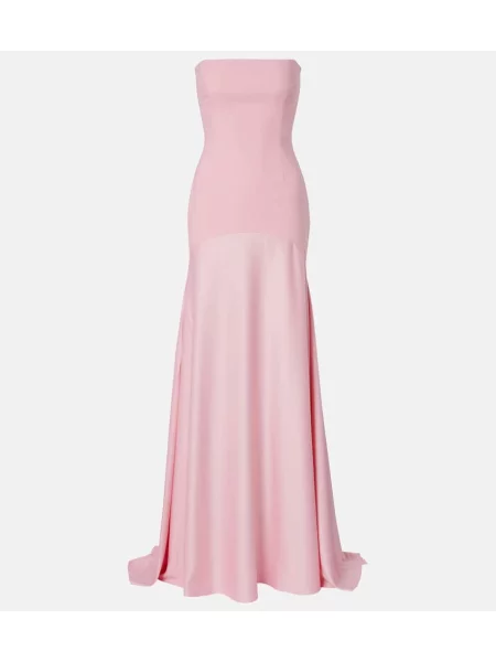 Rochie Solace London din satin roz