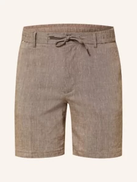 Boss Šortky Kane S Lnem hnědá