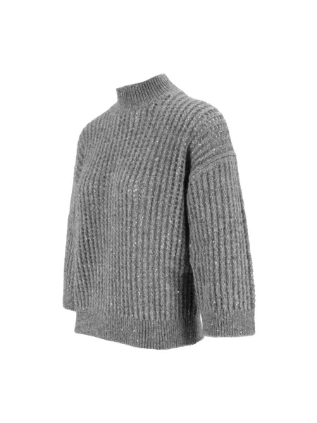 Sweter Peserico wełniany szary