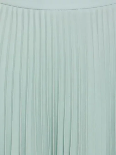 Fusta plisata Christopher Kane de lână plisată verde