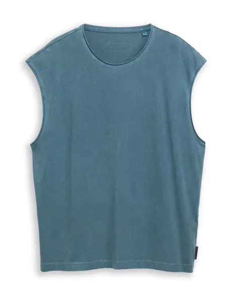 TOM TAILOR DENIM Tricou petrol verde