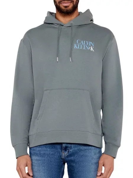 Hoodie Calvin Klein s kapuco kaki