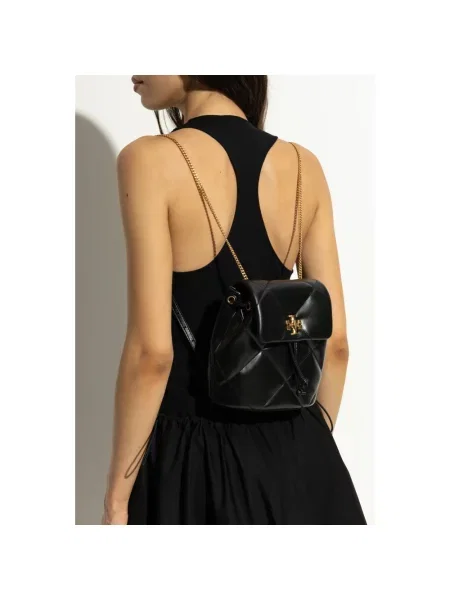 Tory Burch Torebki Kobieta ONE SIZE Plecak `Kira Diamond Small` czarny