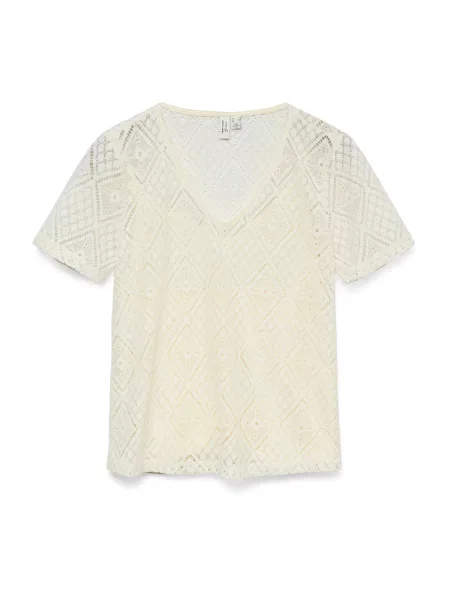 VERO MODA Tricou VMJOKIA' bej