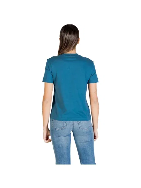 Tricou Calvin Klein cu autograf verde