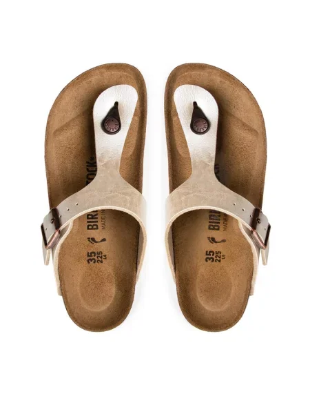 Japonki Birkenstock białe