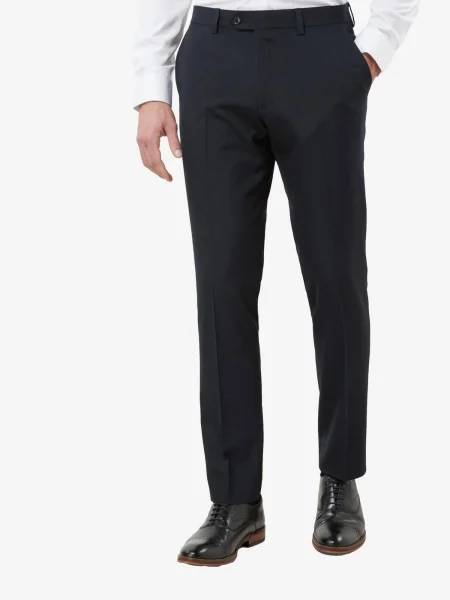 Next Pantaloni cu dungă bleumarin