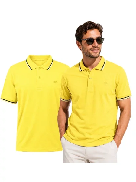 Tricou polo Lotto galben