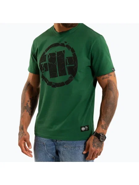 Pitbull мъжка тениска Scratch leaf green зелено
