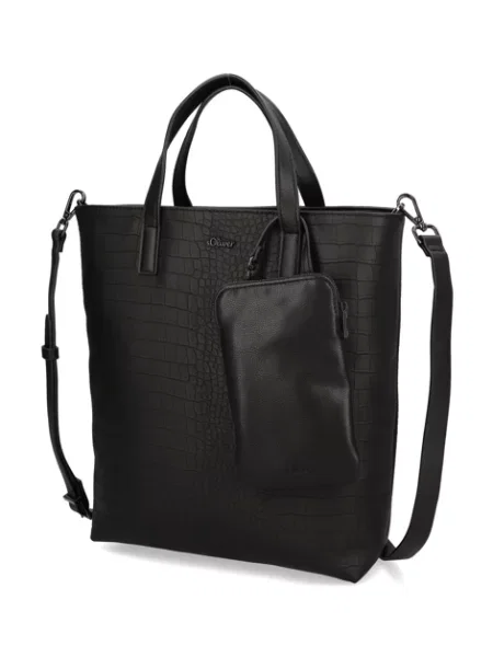 S.Oliver kabelka Shopper černá