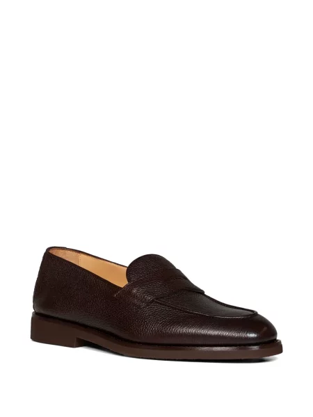 Pantofi loafer Brunello Cucinelli din piele maro