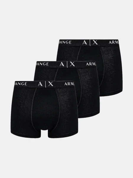 Armani Exchange boxeralsó 3 db fekete