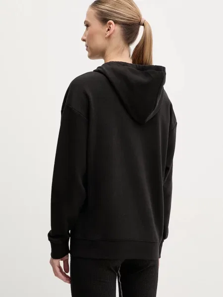 Кофта Puma з капюшоном з аплікацією чорний