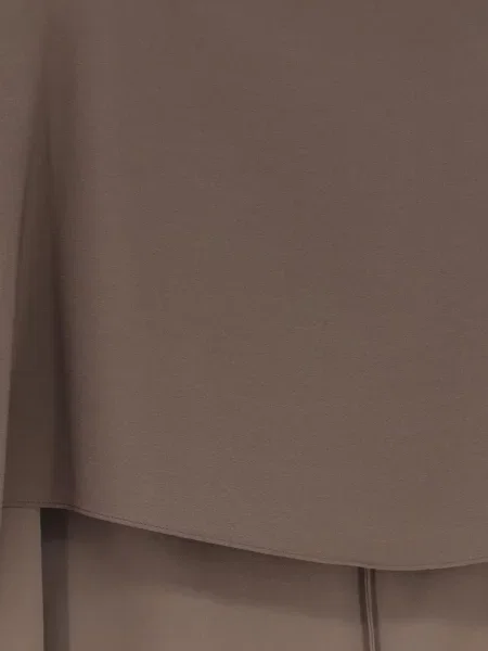 Bluză Alberta Ferretti fără mâneci drapată maro