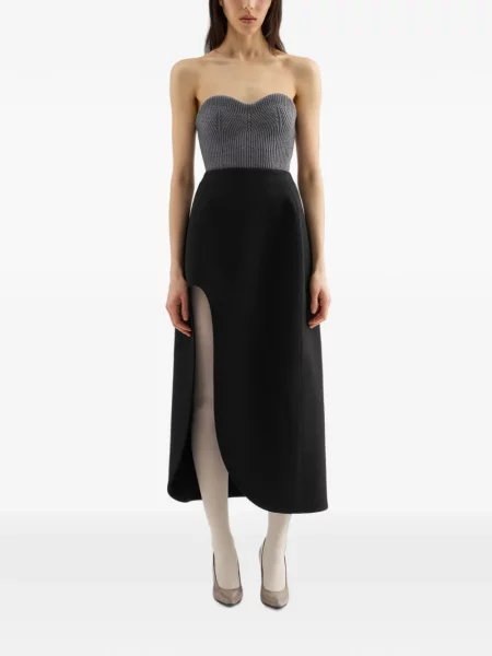 Top Jil Sander tricotate gri