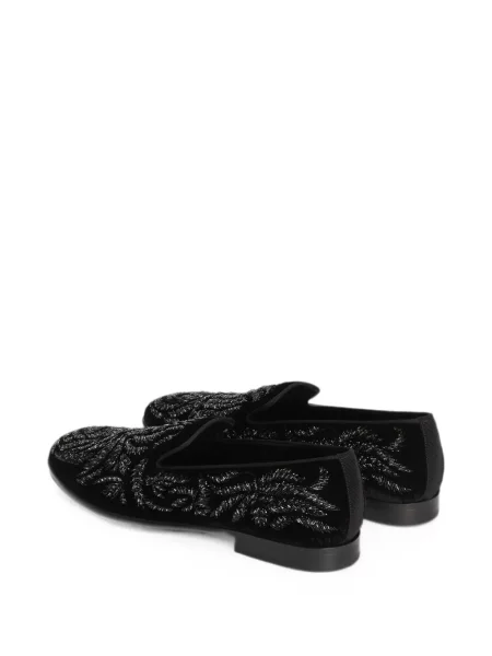 Кадифени лоуфъри Dolce & Gabbana черно