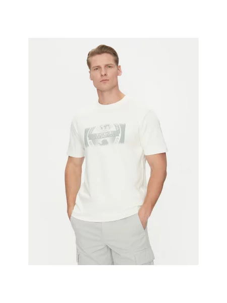 Napapijri T-shirt S-Vanni Regular Fit bijela