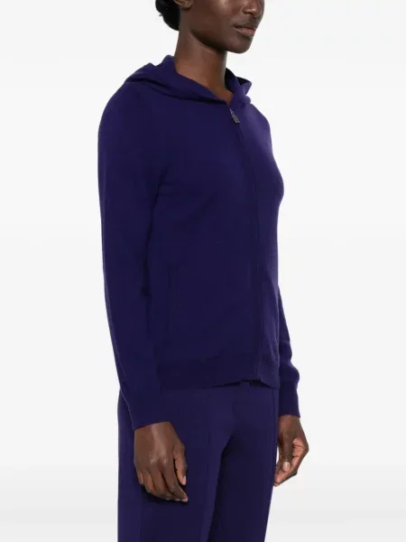 Cardigan Bompard din cașmir violet