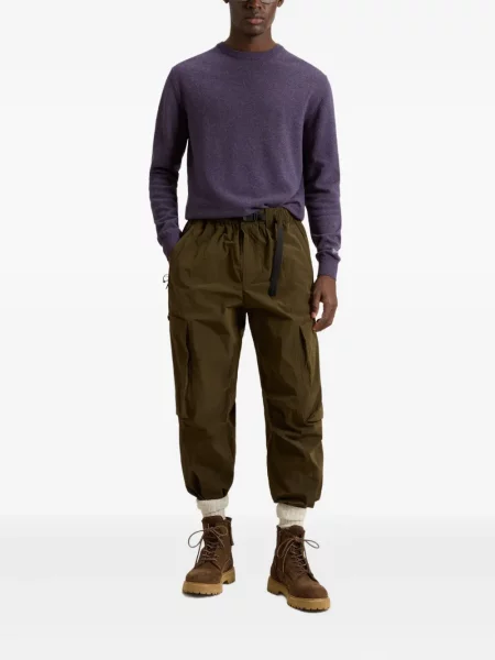 Pulover Woolrich cu decolteu rotund violet