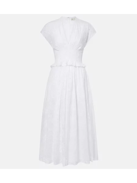 Rochie midi Tory Burch alb