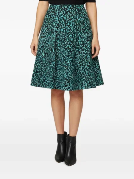 Fustă midi Proenza Schouler din tweed negru