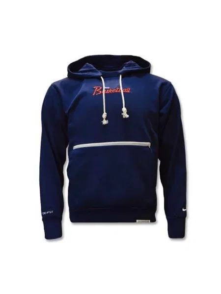 Bluza sportowa Nike Standard Issue Hoodie College Navy Pale Ivory beżowa