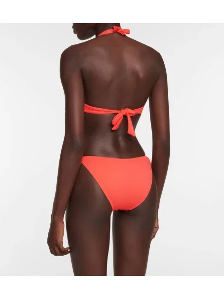 Bikini Melissa Odabash cu gât halter portocaliu