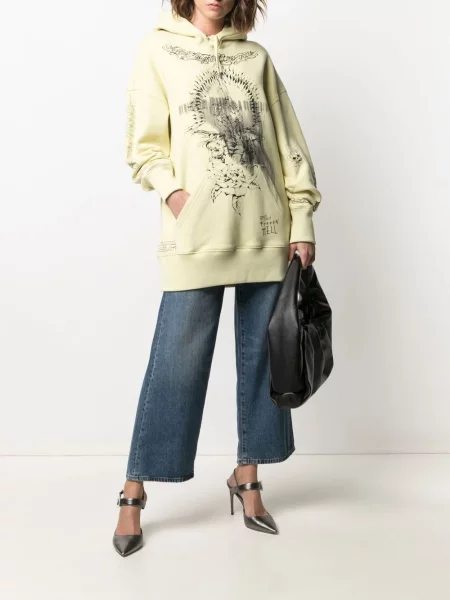 Hanorac cu glugă Givenchy galben
