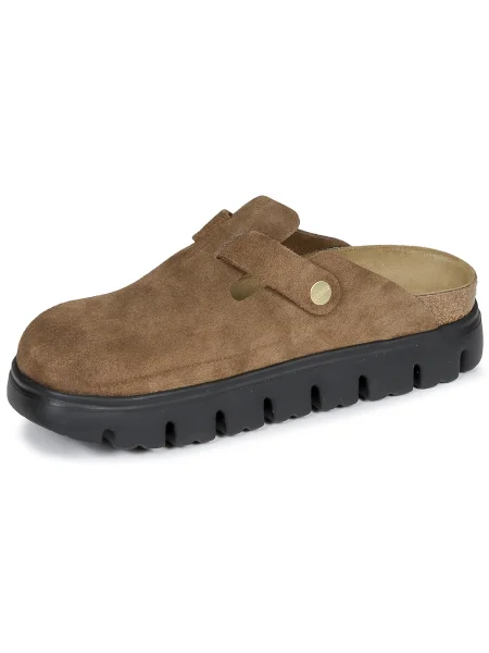 Chunky semišové tenisky Birkenstock hnedá