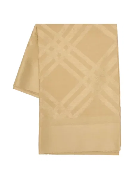 Fular Burberry de mătase în carouri