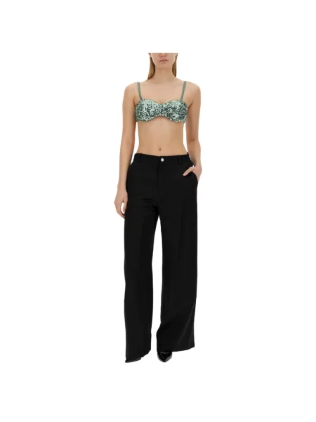 Top Moschino z cekinami niebieski