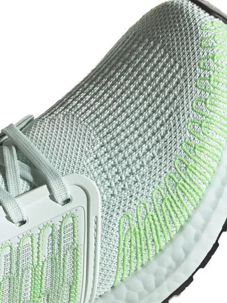 Top Adidas alergare cu decolteu în V alb