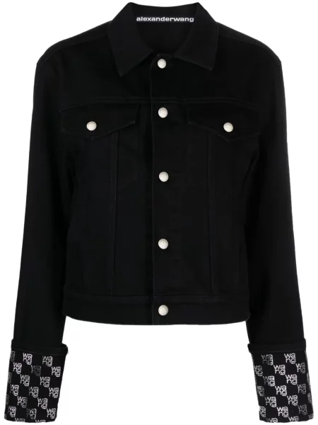 Geacă de blugi Alexander Wang negru