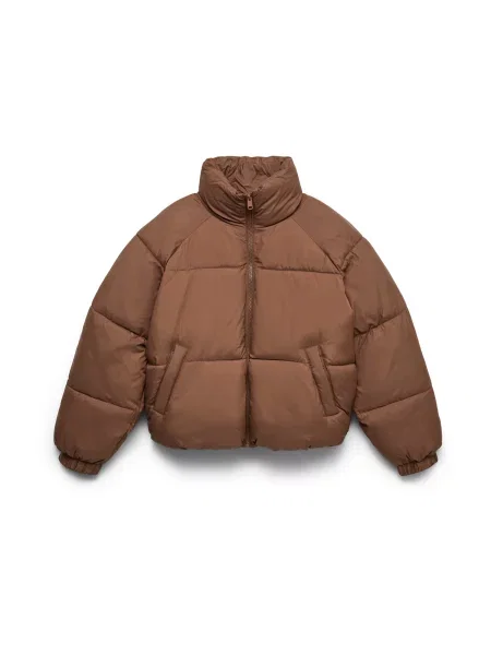 VERO MODA Geacă de iarnă VMBRENDA caramel maro