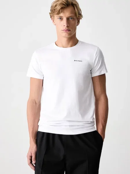 Palm Angels tricou basic pentru femei din cu alb