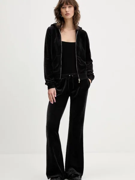 Кофта Juicy Couture HERITAGE ROBYN HOODIE з капюшоном з аплікацією рожевий