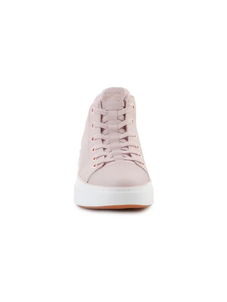 Pantofi Skechers din piele roz