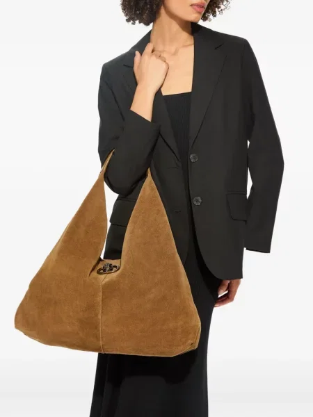 Τσάντα Kurt Geiger London με πετραδάκια καφέ