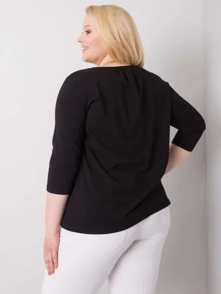Bluză Fashionhunters negru