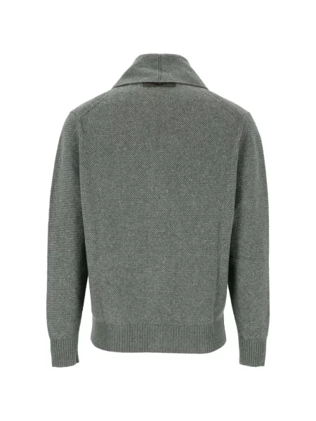Vunena jakna Zegna siva