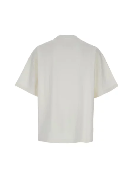 Koszulka Jil Sander z logo casual beżowa