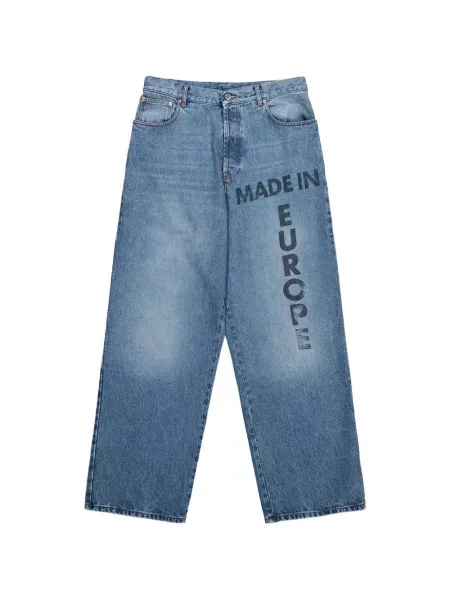 Blugi Vetements cu imagine albastru
