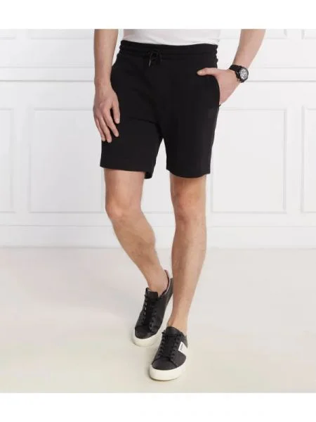 BOSS ORANGE Pantaloni scurți Relaxed fit negru