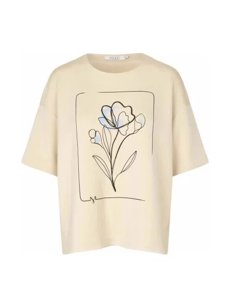 Koszulka Masai z krótkim rękawem beżowa