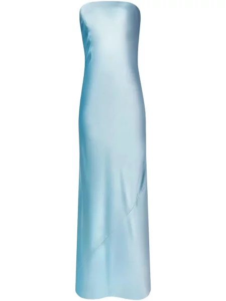 Svilena odgovarati haljina Alejandra Alonso Rojas plava