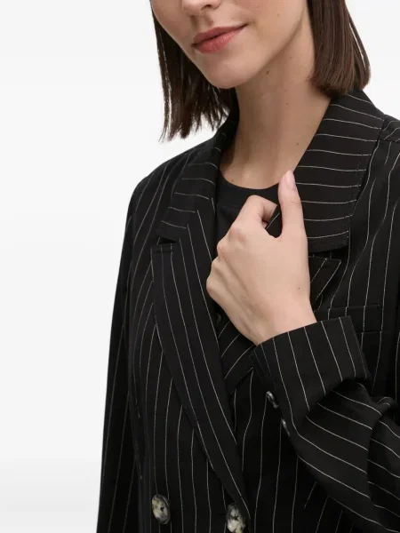 Geacă Dkny cu dungi negru
