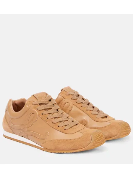Sneakerși Loewe din piele maro
