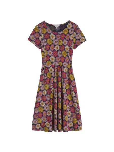 Seasalt Cornwall Rochie April galben / roz negru