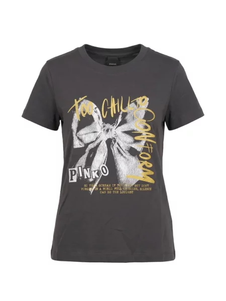 Tricou Pinko cu funde gri